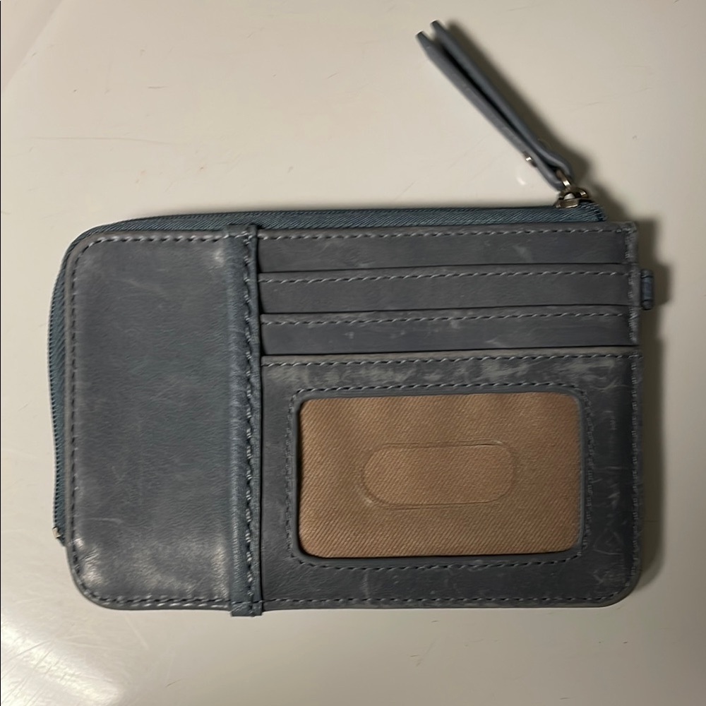 The Sak Blue Leather Card Holder Wallet